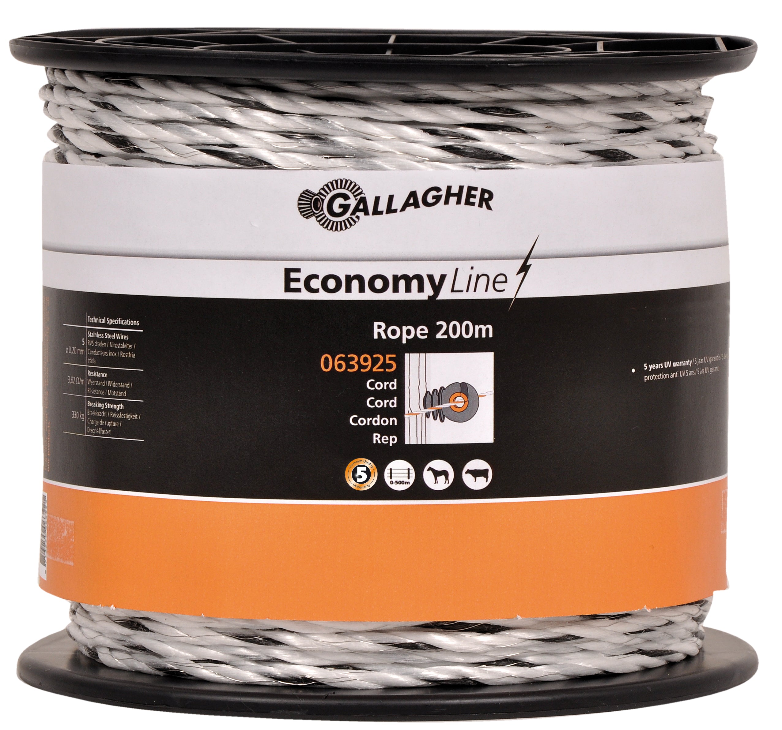 EconomyLine rope White 200m