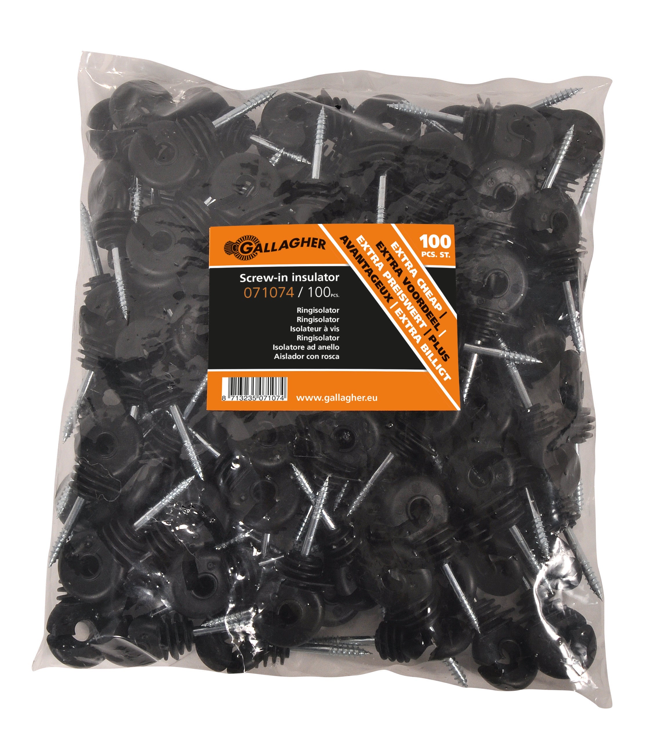 Promopack 100x Screw-in Insulator in bag