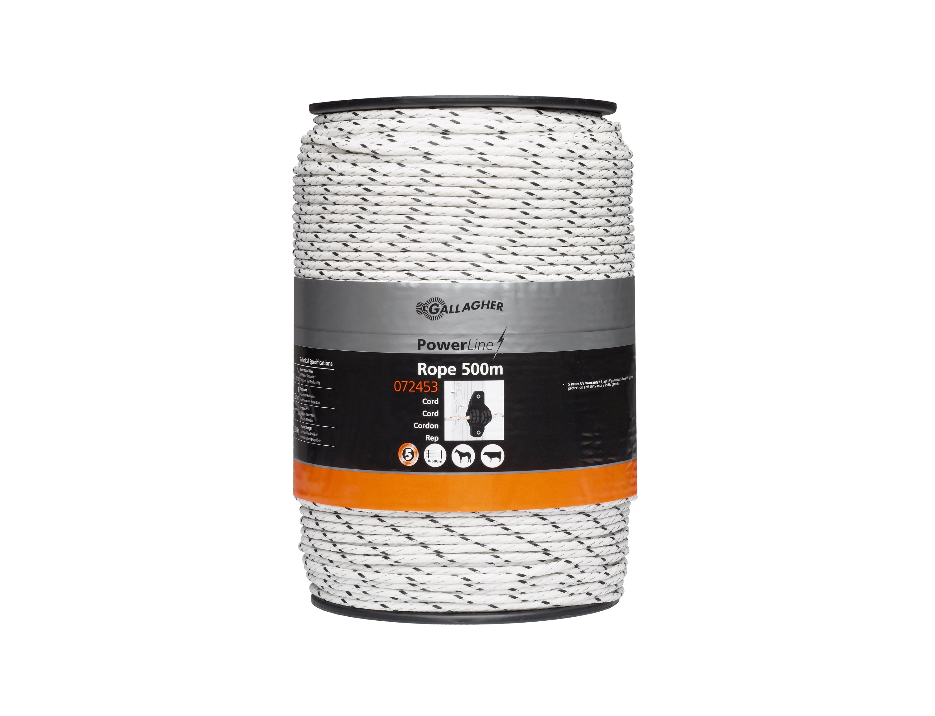 PowerLine rope braided White 500m