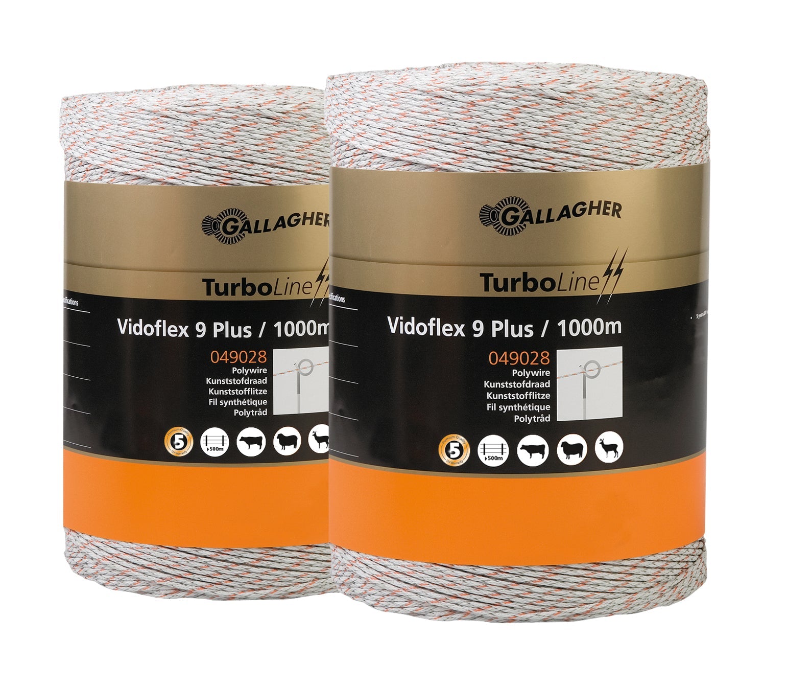 Duopack Vidoflex 9 TurboLine Plus White 2x1000m