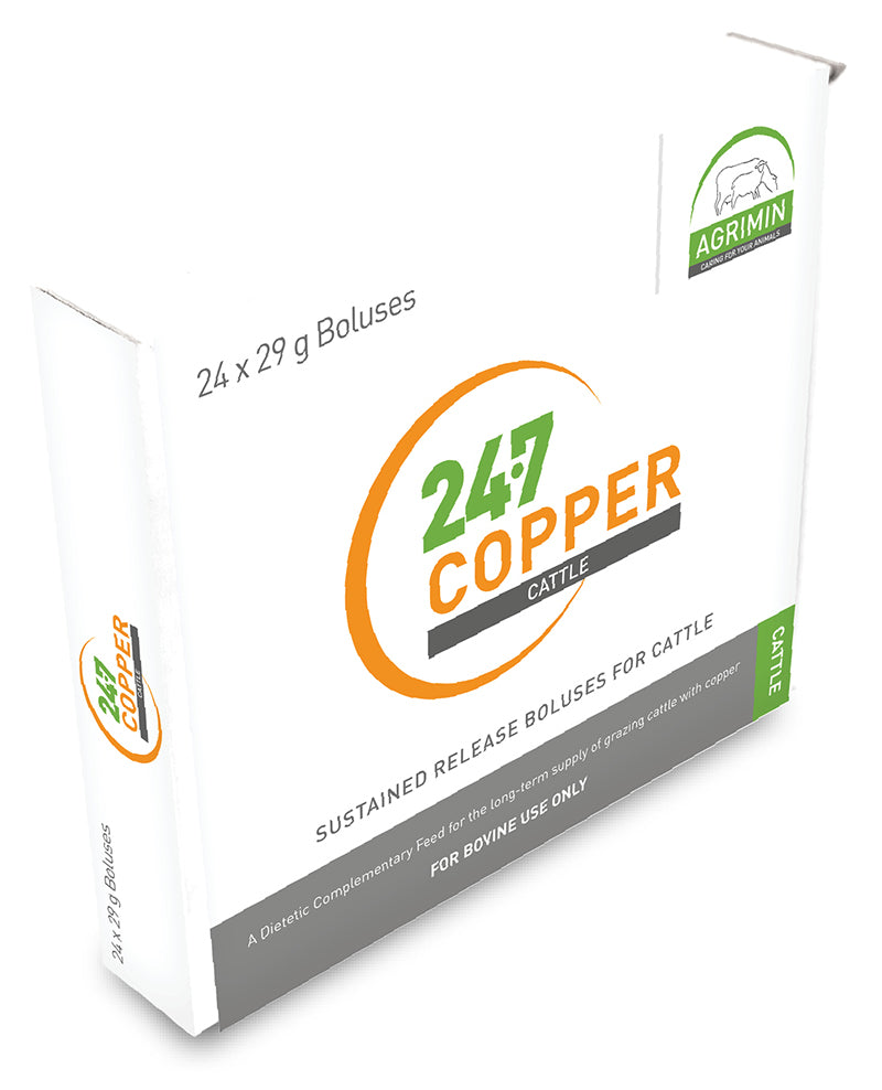 Agrimin 24 7 Copper Cattle Bolus