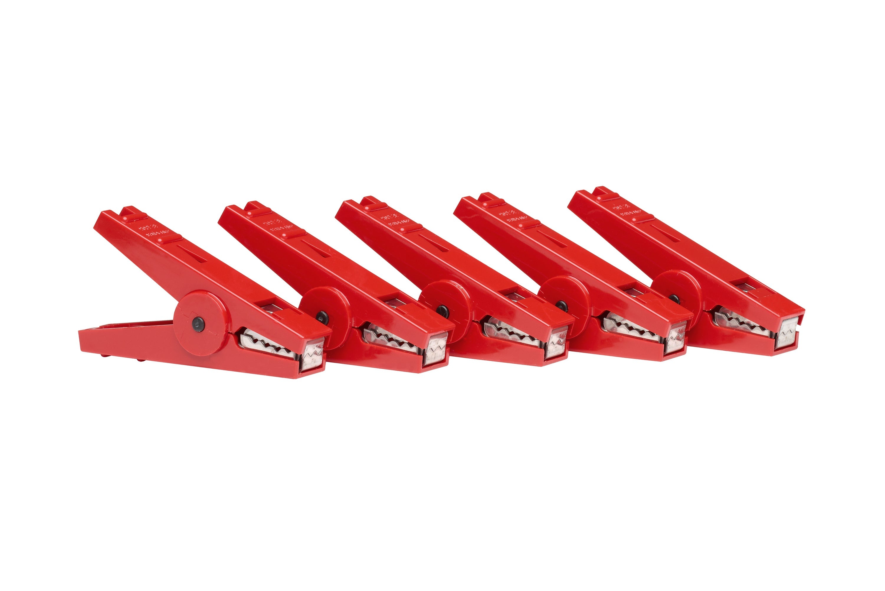 Crocodile clip red (5)