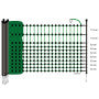 EuroNetz Rabbit-/hobby netting, Green 65/1-9/B-25m